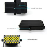 NEW!! CPFlash II 550W Off-Camera LED Smartphone Flash for iOS and Android | External Flash for Mobile Photography | With 8 Video Light Effects | Photo and Video Lighting