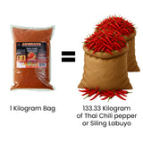 Innovatronix ANGHANG Carolina Reaper Pepper Powder 1 Kilogram / 35.27 oz | World's Hottest Pepper