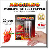 Innovatronix 100% Pure Carolina Reaper Pepper Powder (0.53 oz / 15 grams each) | World's Hottest Pepper | Box of 20 or Box of 100