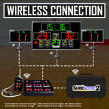 SureScore 2, Basketball scoreboard, wireless scoreboard, scoreboard for sale