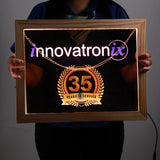 Personalized/Customized Acrylic Glass LED Signage - FREE EDIT & LAYOUT - Full Color UV & Laser-etched Printing -Free Shipping