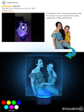 Personalized Acrylic Glass LED Photo Table Night Lamp - FREE EDIT & LAYOUT - Free Shipping