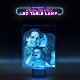 Customized Acrylic Glass LED Table Evening Lamp - Laser Engraved (Patent Number : 2-2016-000506) - FREE SHIPPING ! - Innovatronix Shopify