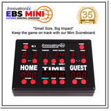 Innovatronix Electronic Basketball Scoreboard - EBS Mini Controller with 8 Meters / 26 Feet, 1 Meter / 3.28 Feet HDMI Cable and DC 5V Power Supply - Used for Basketball, Volleyball, Wrestling and More with 1 Year Warranty | TV NOT Included