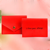 5PCS Personalized Stainless Silver Necklace - Laser-engraved - with Free 5pcs Personalized Red Synthetic Leather Pouch - FREE SHIPPING