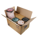 Innovatronix 6PCS Cultured Marble Urn - B2B Pricing Dealer Package Discounted - Adult Sized Cremation Urn for Human Ashes, Ground Burial, Home Memorial and Funeral Cremation Urn - With Laser-engrave