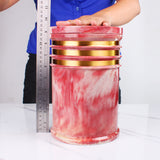 Innovatronix 1 pc. PERSONALIZED Cultured Marble Cremation Urn - Laser engraved with Different Font Design on Top for Adult Sized Human Ashes Made with Marble Dust and Organic Resin, Home Memorial and Funeral Cremation Urn | Available in 10 Colors