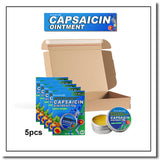 Capsaicin Ointment 10g Dealer's Pack (100 pieces) - Anti Arthritis Joint Wrist Finger Neck Shoulder Waist Leg Pain Relief/Capsaicin Topical Analgesic Muscle Sprain, Back ache, Bruises, Cramps, Gout Pain, Insect Bite