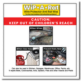 Wip A Rat 10g Sampler Pack - 5 Pieces  (Wire Protector Anti-Rat Wax) / (Non-toxic mouse/Insect/Rat/Pest repellent) / Rat repellent wax (for Wires/Car Automotive Wirings/Gas Hose) (Mouse Trap) with FREE Glove