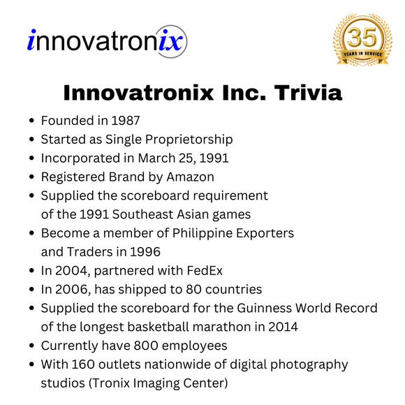 Innovatronix Trivia
