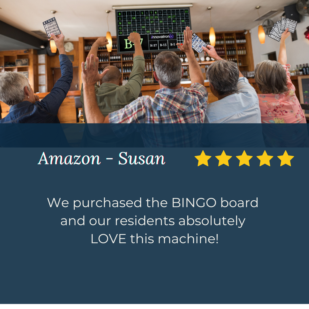 Innovatronix Bingo v2 Flashboard Wireless Controller (Now with Wi-Fi) - US version 75 Balls - Use for Games with 1 Year Warranty | TV NOT Included