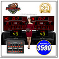 Innovatronix American Football Wireless Scoreboard Controller | Professional American Football Scoreboard System | Wireless Controller | HDMI TV Display (TV not Included) | 1-Year Warranty