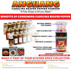 Innovatronix 100% Pure Carolina Reaper Pepper Powder (0.53 oz / 15 grams each) | World's Hottest Pepper | Box of 20 or Box of 100