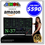 Innovatronix Bingo v2 Flashboard Wireless Controller (Now with Wi-Fi) - US version 75 Balls - Use for Games with 1 Year Warranty | TV NOT Included