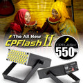 Innovatronix CPFlash II 550W Smartphone Flash | High-Power LED Off-Camera Flash for iPhone, Android, DSLR & Mirrorless Cameras