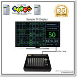 Innovatronix 90 Balls - UK version - Bingo Flashboard Controller - with 8 Meters / 26 Feet HDMI Cable and DC 5V Power Supply - Use for Games with 1 Year Warranty | TV NOT Included