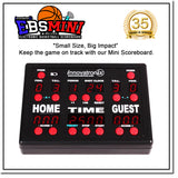 Innovatronix Electronic Basketball Wireless Scoreboard - EBS Mini v2 Wireless Controller - Used for Basketball, Volleyball, Wrestling and More with 1 Year Warranty | TV NOT Included
