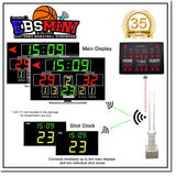 Innovatronix Electronic Basketball Wireless Scoreboard - EBS Mini v2 Wireless Controller - Used for Basketball, Volleyball, Wrestling and More with 1 Year Warranty | TV NOT Included
