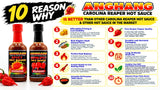 ANGHANG Hot Sauce - Carolina Reaper Pepper SPICY / SUPER SPICY Hot Sauce (105 ml / 3.55 fl.oz) - World's Hottest Pepper  -  Available in AMAZON