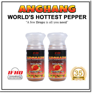 AVAILABLE IN AMAZON ONLY: Innovatronix ANGHANG Carolina Reaper Pepper Powder (100% Pure) - 2 BOTTLES OF (0.53 oz / 15 grams) | World's Hottest Pepper