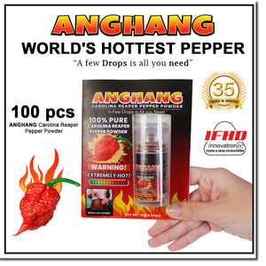 Innovatronix 100% Pure Carolina Reaper Pepper Powder (15 grams / 0.53 oz) | World's Hottest Pepper | Box of 20 or Box of 100