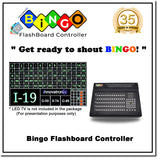 Innovatronix Bingo Flashboard Controller - US version 75 Balls - with 8 Meters/26.25 Feet and 1 Meter/3.28 Feet HDMI Cable and 220ACV Power Cord - Use for Games with 1 Year Warranty | TV NOT Included