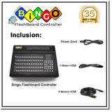 Innovatronix Bingo Flashboard Controller - US version 75 Balls - with 8 Meters/26.25 Feet and 1 Meter/3.28 Feet HDMI Cable and 220ACV Power Cord - Use for Games with 1 Year Warranty | TV NOT Included