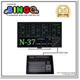 Innovatronix Bingo v2 Flashboard Wireless Controller (Now with Wi-Fi) - US version 75 Balls - Use for Games with 1 Year Warranty | TV NOT Included