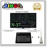Innovatronix Bingo v2 Flashboard Wireless Controller (Now with Wi-Fi) - US version 75 Balls - Use for Games with 1 Year Warranty | TV NOT Included