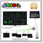 Innovatronix Bingo v2 Flashboard Wireless Controller (Now with Wi-Fi) - US version 75 Balls - Use for Games with 1 Year Warranty | TV NOT Included