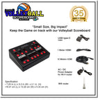 INNOVATRONIX Volleyball Scoreboard v2 Wireless Connection - Controller with 10 Meters / 32.8 Feet, 1 Meter / 3.28 Feet HDMI Cable and Typ-C Power Supply - with 1 Year Warranty | TV NOT Included