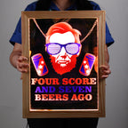 Personalized/Customized Acrylic Glass LED Signage - FREE EDIT & LAYOUT - Full Color UV & Laser-etched Printing -Free Shipping