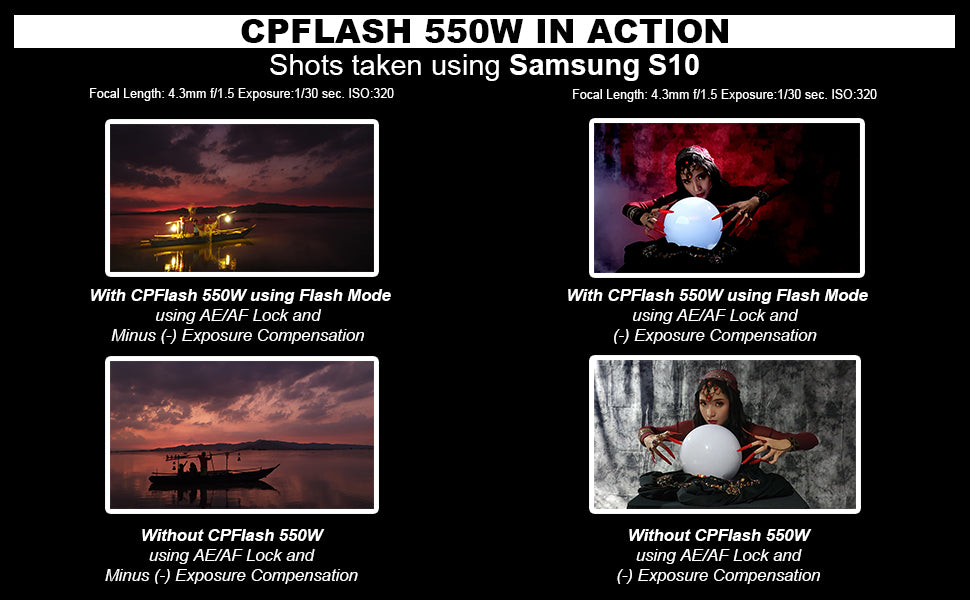 Innovatronix Tronix CPFlash CP Flash CP550 Photography Smartphone Huawei iPhone Samsung