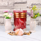 Innovatronix 1 pc. PERSONALIZED Cultured Marble Cremation Urn - Laser engraved with Different Font Design on Top for Adult Sized Human Ashes Made with Marble Dust and Organic Resin, Home Memorial and Funeral Cremation Urn | Available in 10 Colors