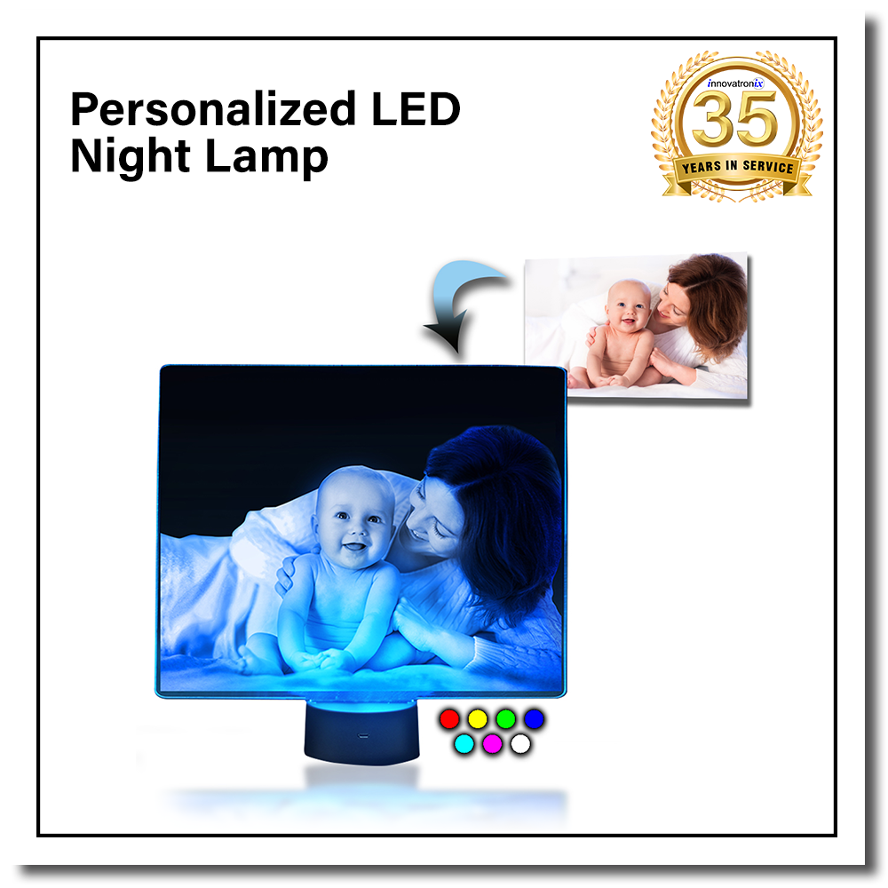 Personalized Acrylic 3D LED Photo Table Night Lamp - FREE EDIT & LAYOUT - Free Shipping