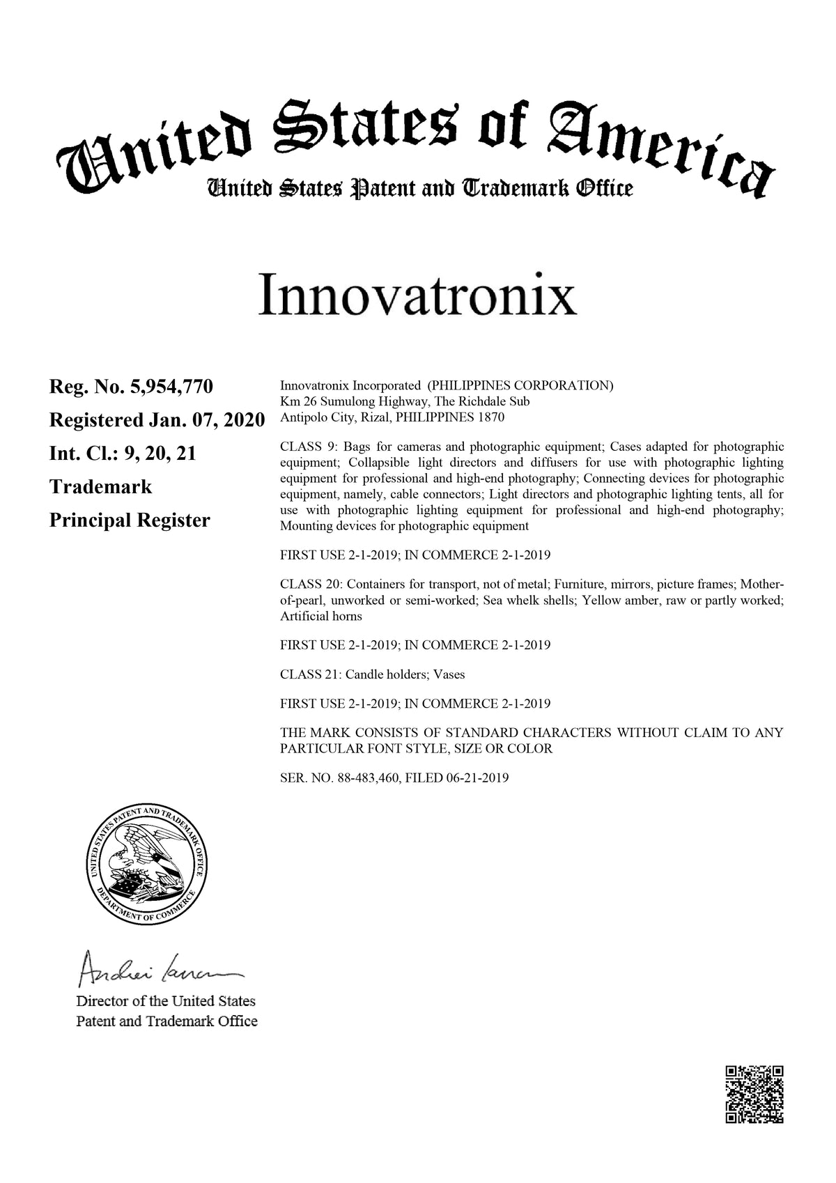 Tronix SpeedFire II Dummy Battery Cable