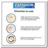 Capsaicin Ointment 10g Sampler Pack - 5 Pieces Anti Arthritis Joint Wrist Finger Neck Shoulder Waist Leg Pain Relief/Capsaicin Topical Analgesic Muscle Sprain, Back ache, Bruises, Cramps, Gout Pain, Insect Bite