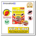 Wip A Rat 10g Dealer's Pack - 100 pieces (Wire Protector Anti Rat Wax) / (Non-toxic mouse / Insect / Rat / Pest repellent ) / Rat repellent wax (for Wires / Car Automotive Wirings / Gas Hose) (Mouse Trap ) with FREE Glove